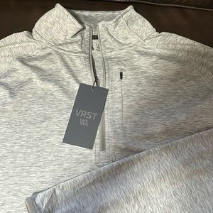 Brand new VRST accelerate warm 1/2 zip medium Heather grey size L Large